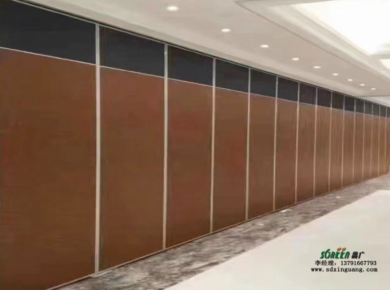 山東鑫廣酒店隔斷墻 移動隔音墻 活動隔斷屏風生產廠家